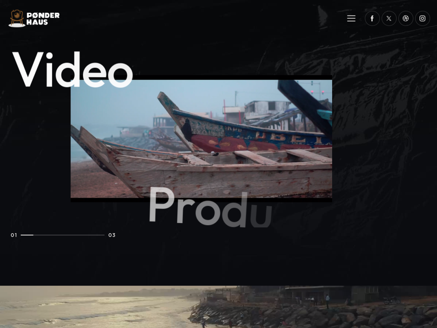 PonderHaus Media website preview